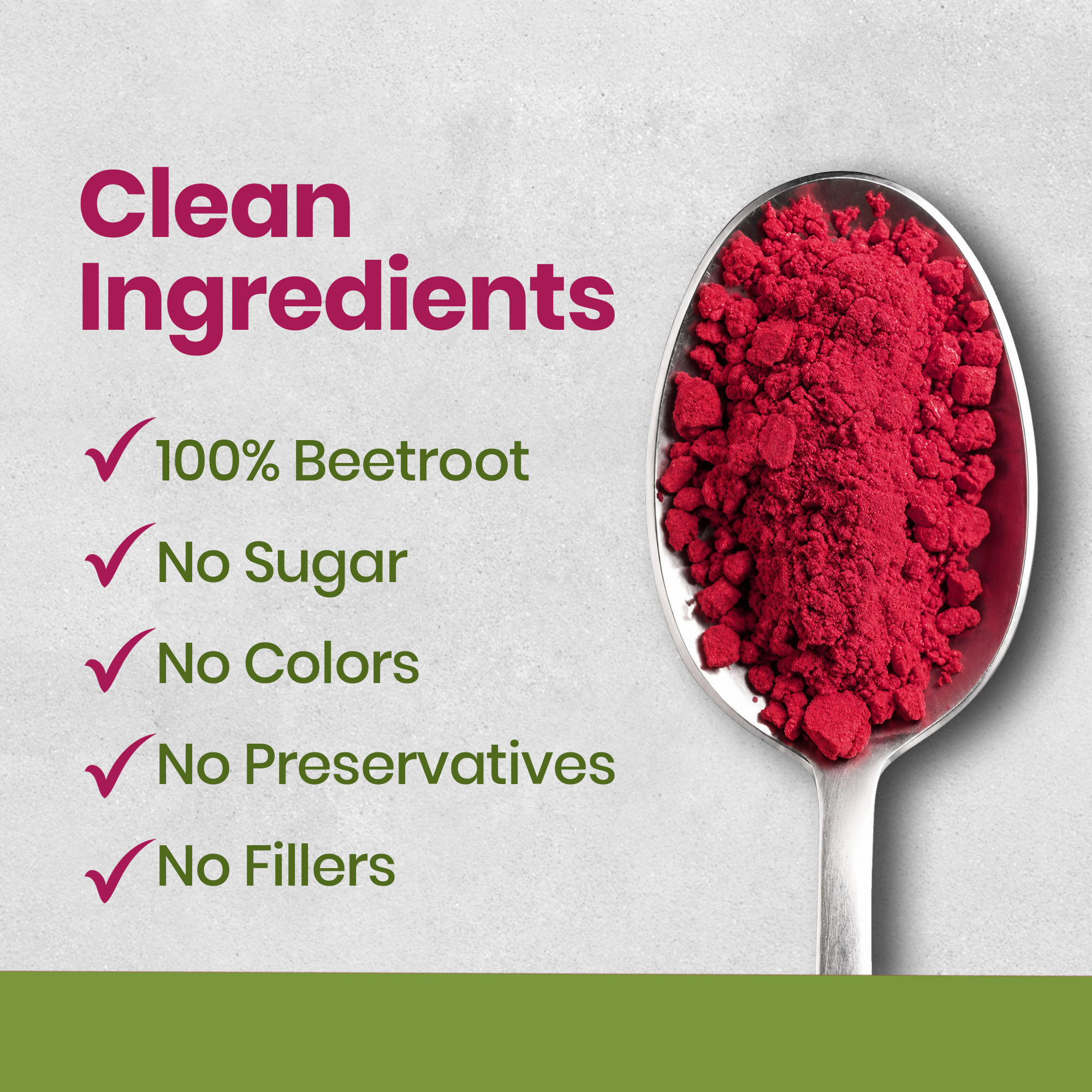 Clean ingredients