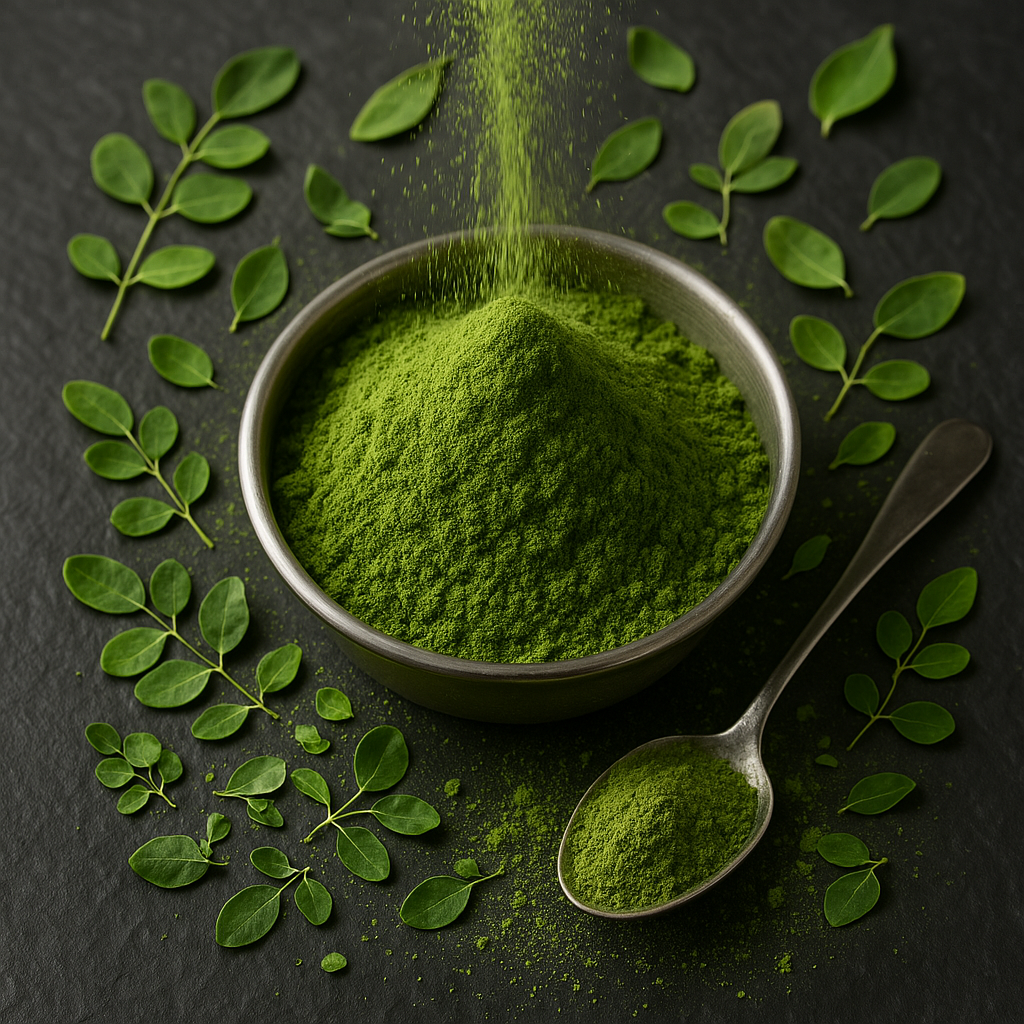 Moringa Blatt Pulver